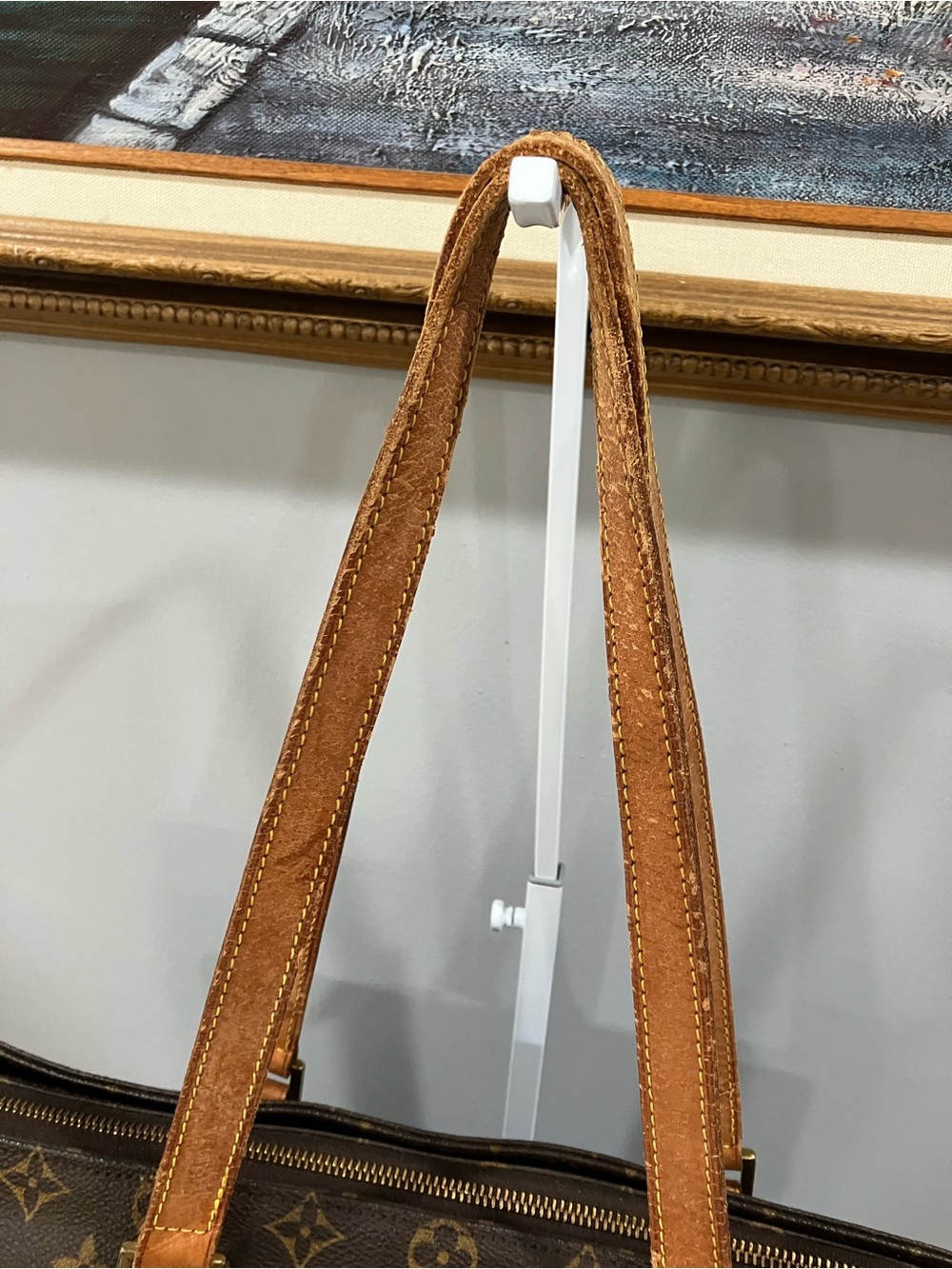 Louis Vuitton Brown Monogram Canvas Tote - Picture 10 of 15